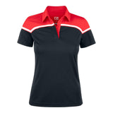 Seabeck Polo Women - Black/Red - Image 1