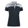 Seabeck Polo Women - Black/Light Grey - Image 1