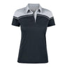 Seabeck Polo Women - Black/Light Grey - Image 1