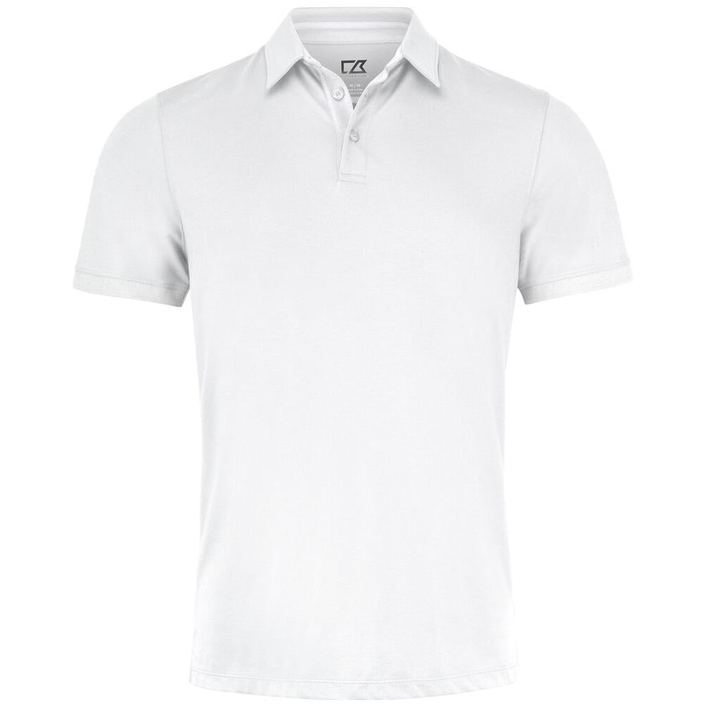 Oceanside Stretch Polo Men - White - Image 1
