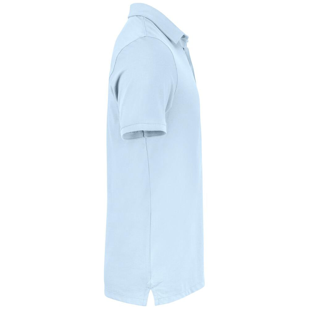 Oceanside Stretch Polo Men - Heaven Blue - Image 4