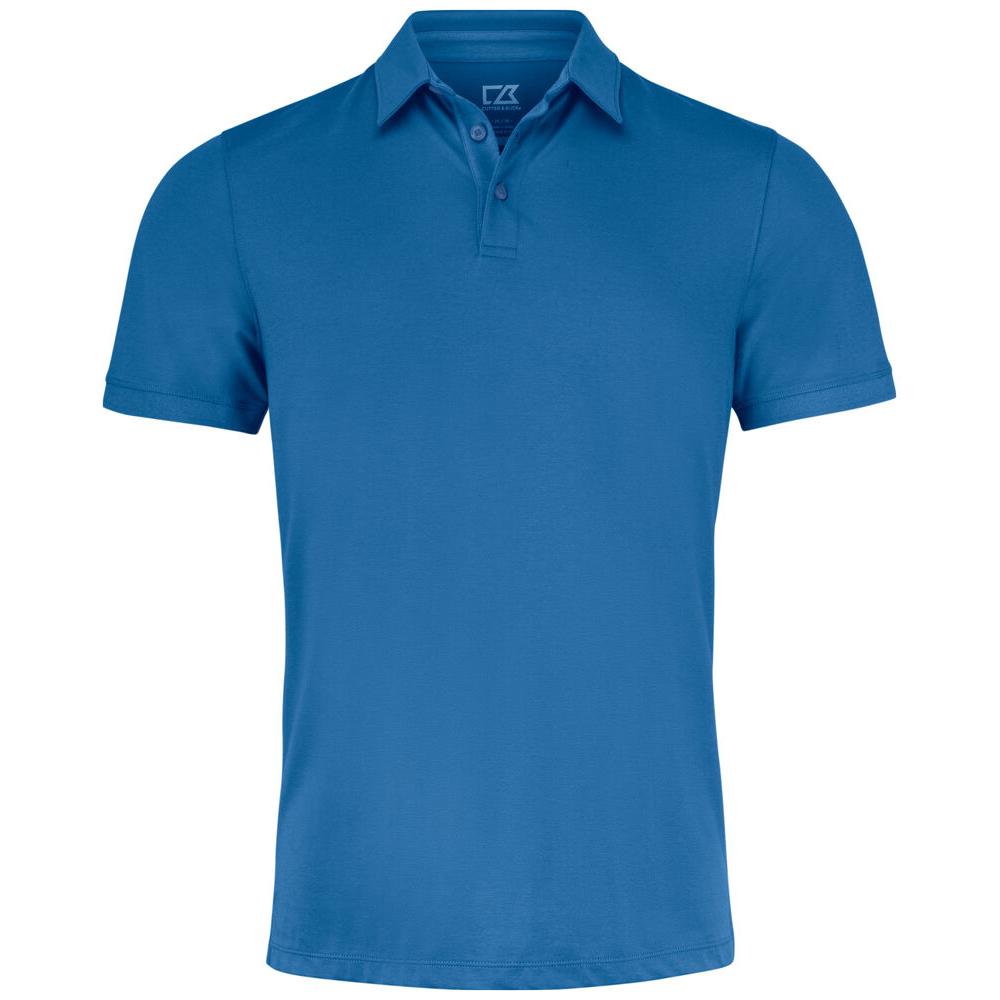 Oceanside Stretch Polo Men - Royal Blue - Image 1
