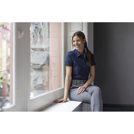 Oceanside Stretch Polo Women - White - Image 5