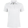 Oceanside Stretch Polo Women - White - Image 1
