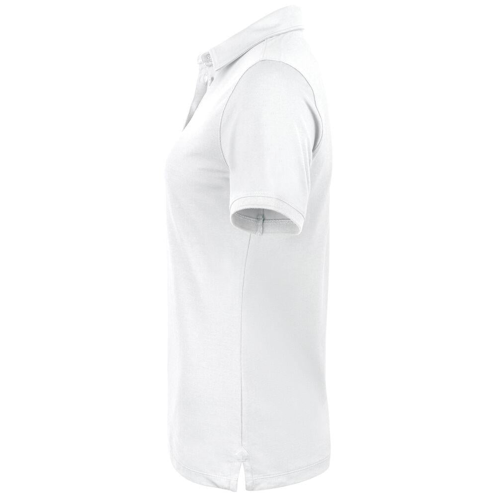 Oceanside Stretch Polo Women - White - Image 3