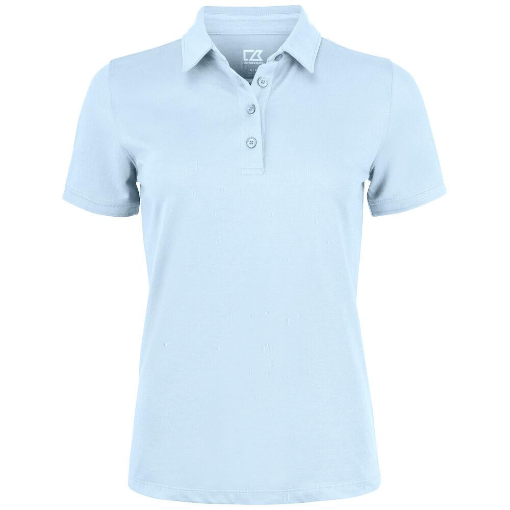 Oceanside Stretch Polo Women - Heaven Blue - Image 1