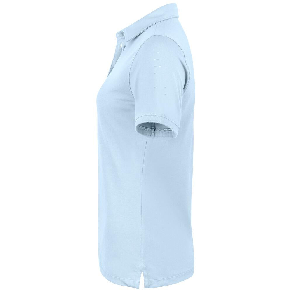Oceanside Stretch Polo Women - Heaven Blue - Image 3