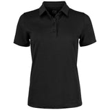 Oceanside Stretch Polo Women - Black - Image 1