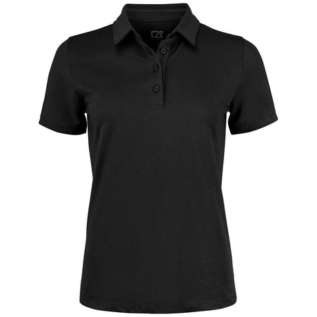 Oceanside Stretch Polo Women - Black - Image 1