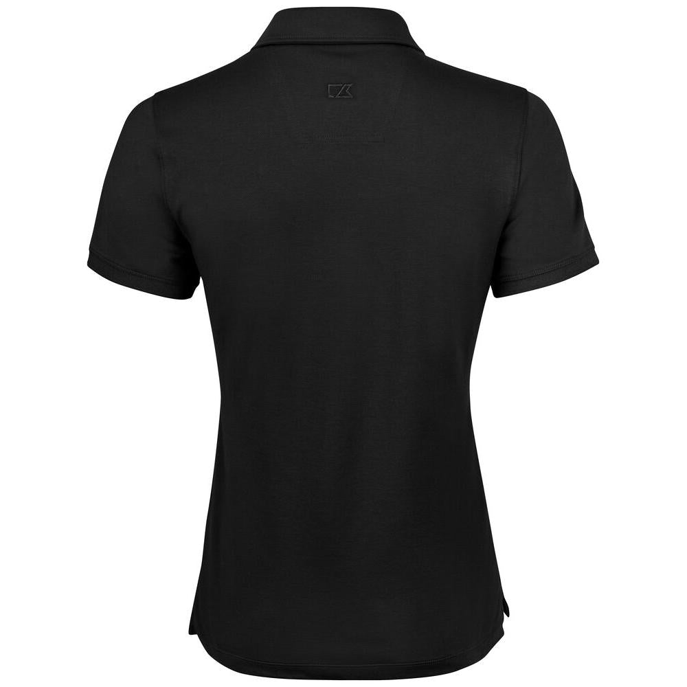 Oceanside Stretch Polo Women - Black - Image 2