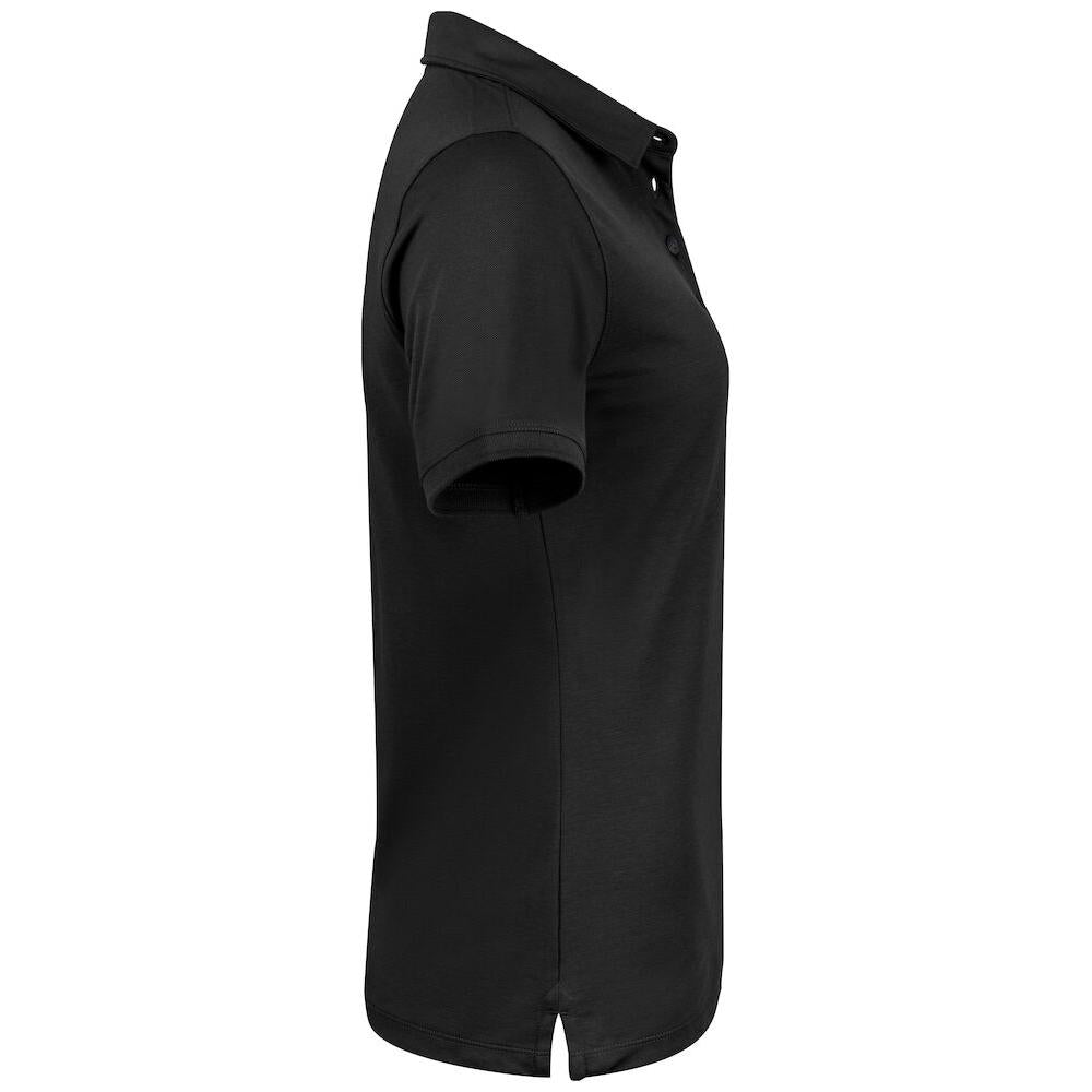 Oceanside Stretch Polo Women - Black - Image 4