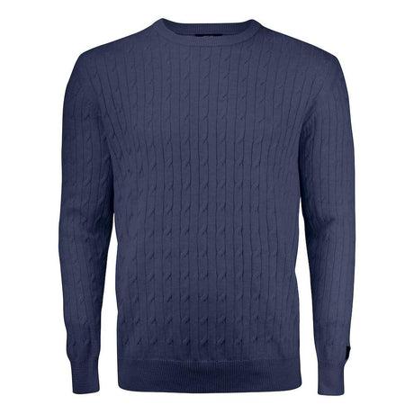 Blakely Knitted Sweater Men - Navy Melange - Image 1