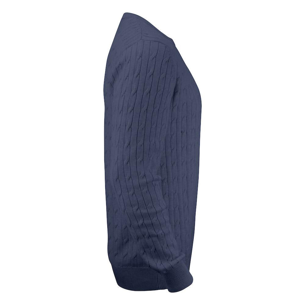 Blakely Knitted Sweater Men - Navy Melange - Image 4