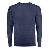 Blakely Knitted Sweater Men - Navy Melange - Image 1