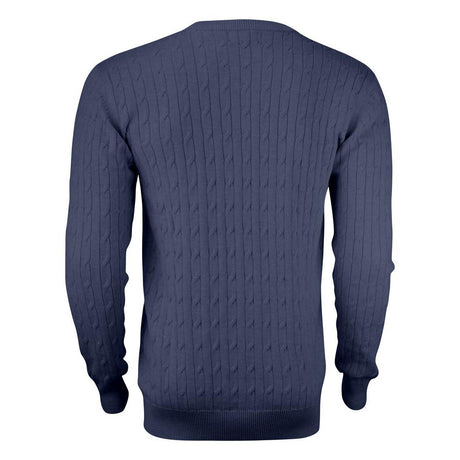 Blakely Knitted Sweater Men - Navy Melange - Image 2