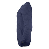 Blakely Knitted Sweater Men - Navy Melange - Image 3