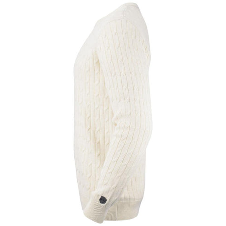 Blakely Knitted Sweater Men - Sand Melange - Image 3