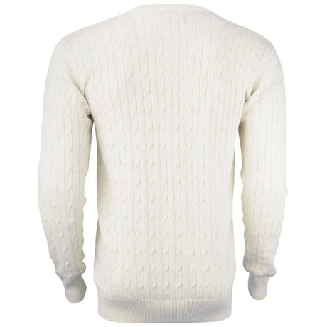 Blakely Knitted Sweater Men - Sand Melange - Image 2