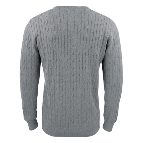 Blakely Knitted Sweater Men - Grey Melange - Image 2
