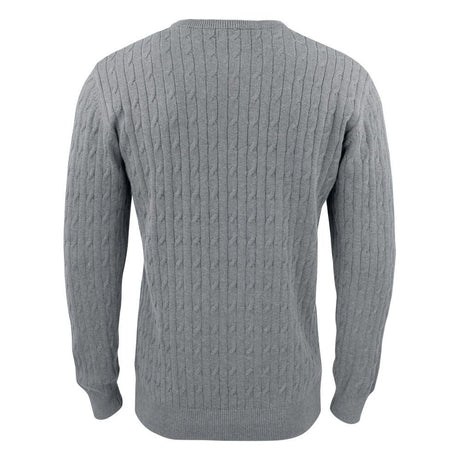 Blakely Knitted Sweater Men - Grey Melange - Image 2