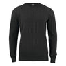 Blakely Knitted Sweater Men - Anthracite melange - Image 1