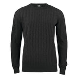 Blakely Knitted Sweater Men - Anthracite Melange - Image 1