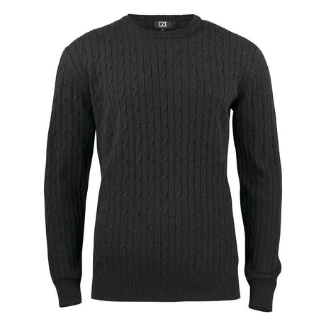 Blakely Knitted Sweater Men - Anthracite melange - Image 1