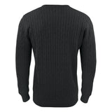 Blakely Knitted Sweater Men - Anthracite melange - Image 2