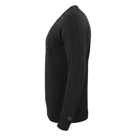 Blakely Knitted Sweater Men - Anthracite melange - Image 3