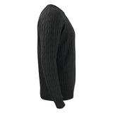 Blakely Knitted Sweater Men - Anthracite melange - Image 4