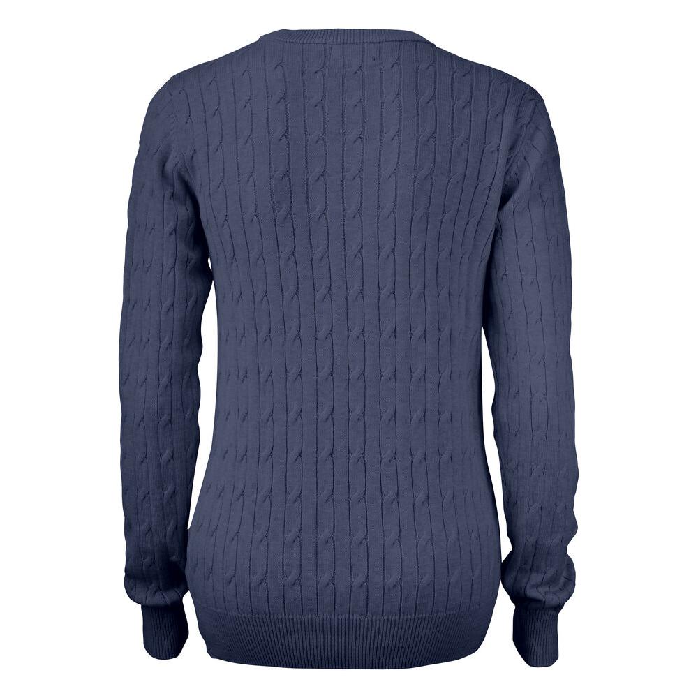 Blakely Knitted Sweater Women - Navy Melange - Image 2