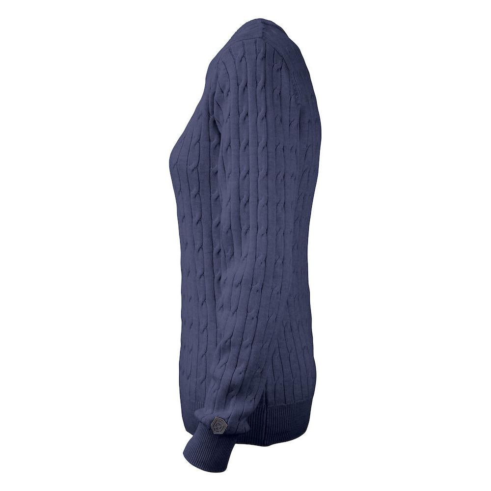 Blakely Knitted Sweater Women - Navy Melange - Image 3
