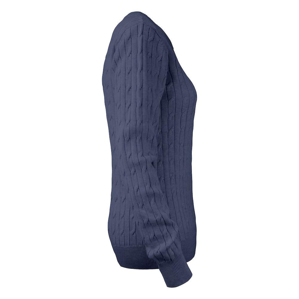 Blakely Knitted Sweater Women - Navy Melange - Image 4