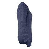 Blakely Knitted Sweater Women - Navy Melange - Image 4