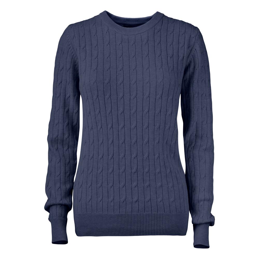 Blakely Knitted Sweater Women - Navy Melange - Image 1