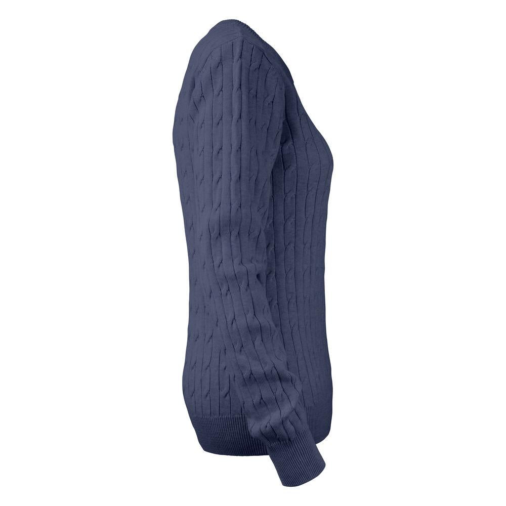 Blakely Knitted Sweater Women - Navy Melange - Image 4