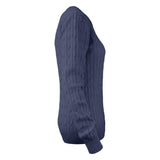 Blakely Knitted Sweater Women - Navy Melange - Image 4