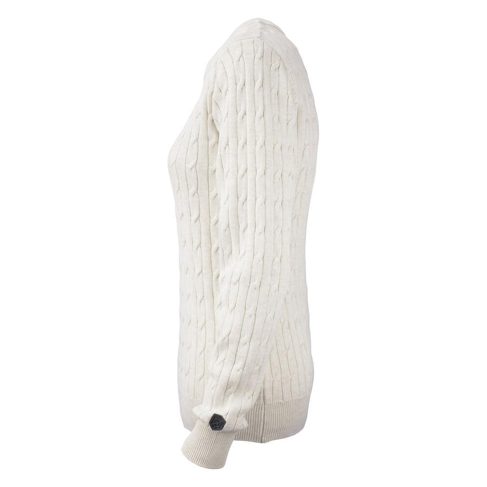 Blakely Knitted Sweater Women - Sand Melange - Image 3