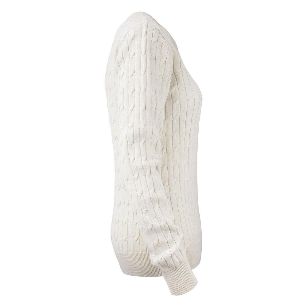 Blakely Knitted Sweater Women - Sand Melange - Image 4