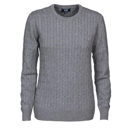 Blakely Knitted Sweater Women - Grey Melange - Image 1