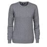 Blakely Knitted Sweater Women - Grey Melange - Image 1