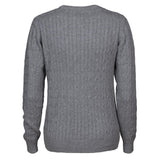 Blakely Knitted Sweater Women - Grey Melange - Image 2