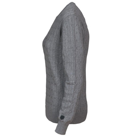 Blakely Knitted Sweater Women - Grey Melange - Image 3