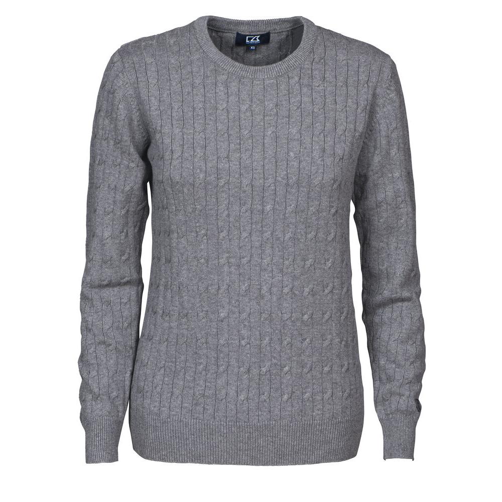 Blakely Knitted Sweater Women - Grey Melange - Image 1