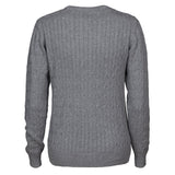 Blakely Knitted Sweater Women - Grey Melange - Image 2