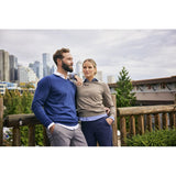 Oakville Crewneck Women - Navy Melange - Image 5