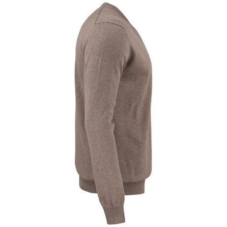 Oakville V-neck Men - Nougat Melange - Image 4