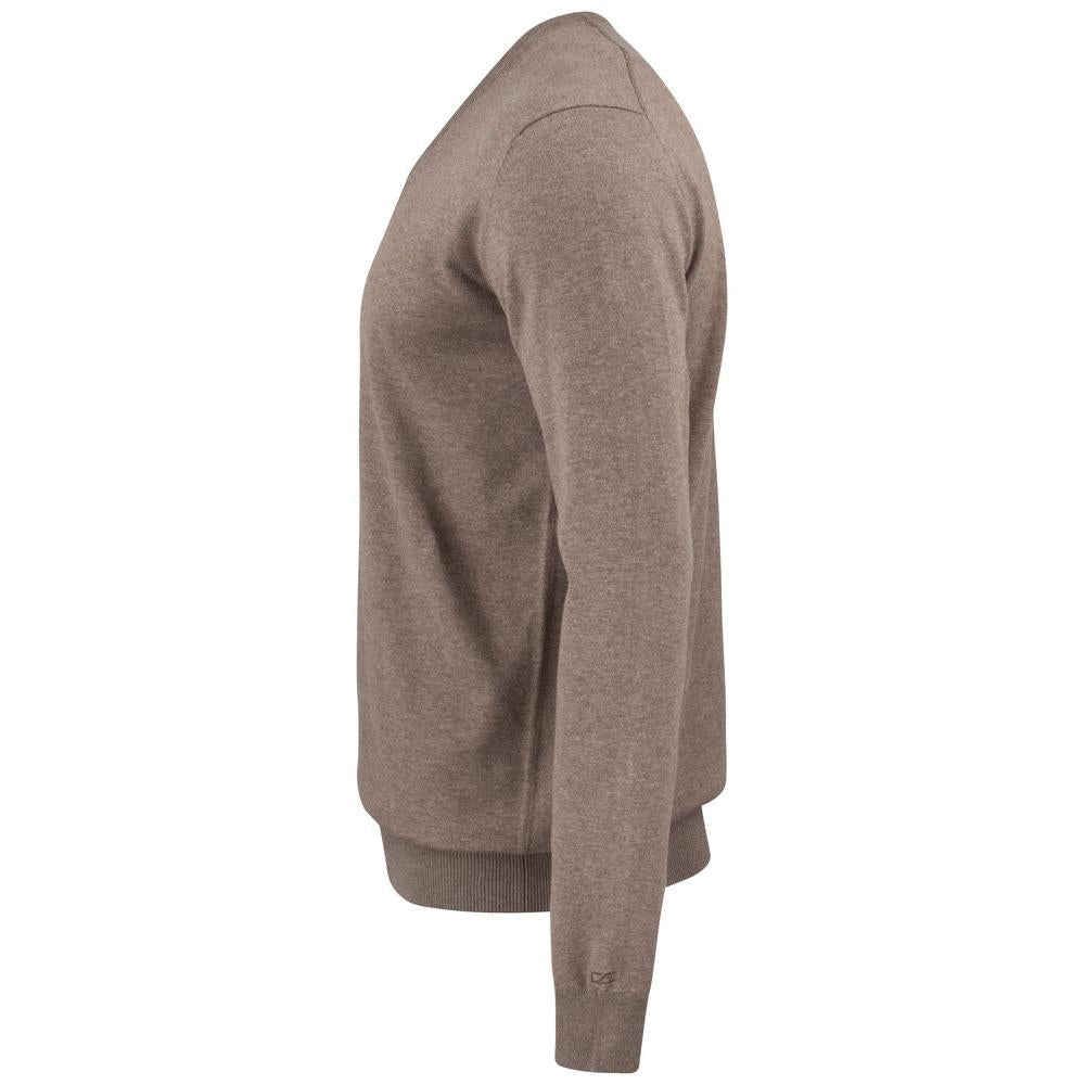 Oakville V-neck Men - Nougat Melange - Image 3