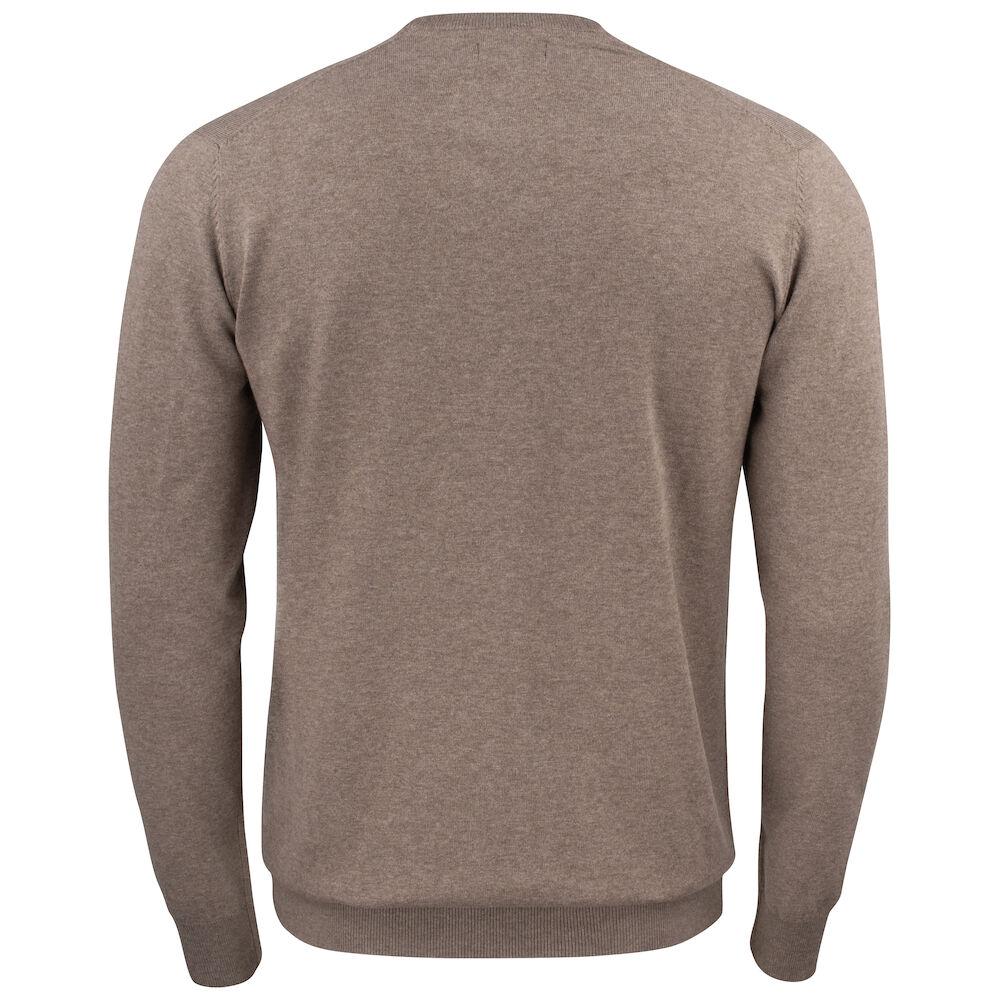 Oakville V-neck Men - Nougat Melange - Image 2
