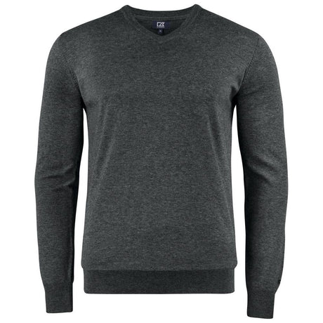 Oakville V-neck Men - Anthracite Melange - Image 1